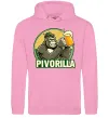Мужская толстовка (худи) Пиворилла Розовый фото
