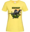 Женская футболка Пивозавр з келихом Лимонный фото