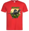 Мужская футболка Пивозавр з келихом Красный фото