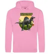 Жіноча толстовка (худі) Пивозавр з келихом Рожевий фото