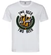 Мужская футболка Two beer or not two beer Белый фото