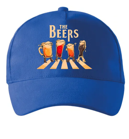 Кепка The beers Яскраво-синій фото