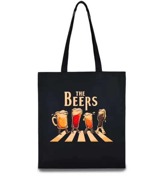 Еко-сумка The beers Чорний фото