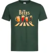 Чоловіча футболка The beers Темно-зелений фото