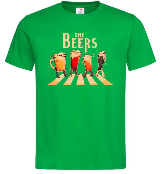 Чоловіча футболка The beers Зелений фото