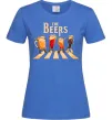 Жіноча футболка The beers Яскраво-синій фото