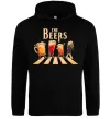 Женская толстовка (худи) The beers Черный фото