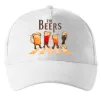 Кепка The beers Білий фото