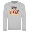 Свитшот The beers Серый меланж фото