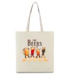 Еко-сумка The beers Бежевий фото
