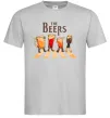 Чоловіча футболка The beers Сірий фото
