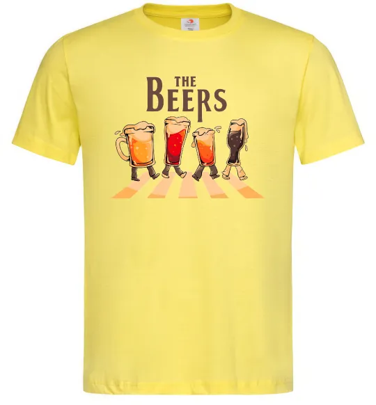 Чоловіча футболка The beers Лимонний фото
