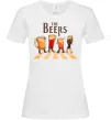 Жіноча футболка The beers Білий фото