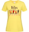 Жіноча футболка The beers Лимонний фото