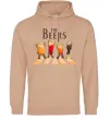 Женская толстовка (худи) The beers Песочный фото