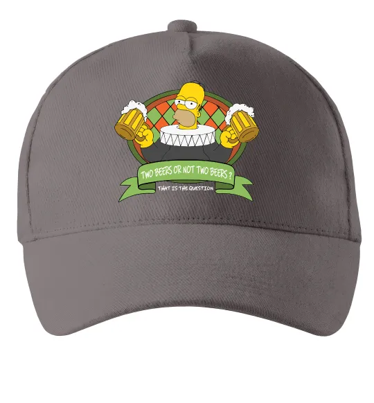 Кепка Сімпсон з пивом Серый фото