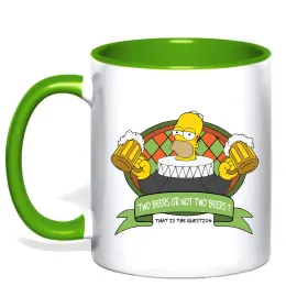 Чашка с цветной ручкой