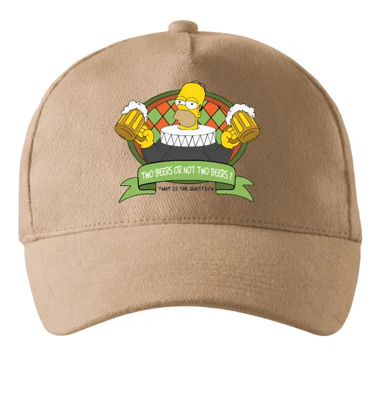 Кепка Сімпсон з пивом Песочный фото