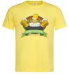 Чоловіча футболка Сімпсон з пивом Лимонний фото