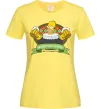 Женская футболка Сімпсон з пивом Лимонный Женская футболка Сімпсон з пивом Лимонный фото