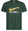 Чоловіча футболка Just drink it Темно-зелений фото