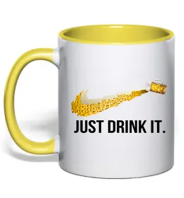 Чашка з кольоровою ручкою