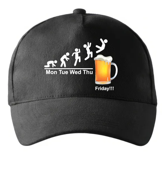 Кепка Friday beer Черный фото