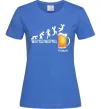 Жіноча футболка Friday beer Яскраво-синій фото