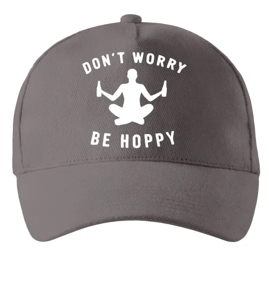 Кепка Don`t worry be hoppy Серый фото