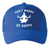 Кепка Don`t worry be hoppy Яскраво-синій фото