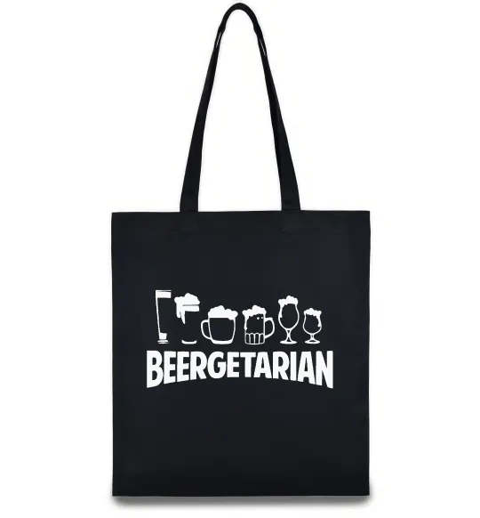 Еко-сумка Beergeterian Чорний фото