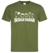 Чоловіча футболка Beergeterian Оливковий фото