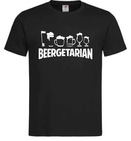 Чоловіча футболка Beergeterian Чорний фото