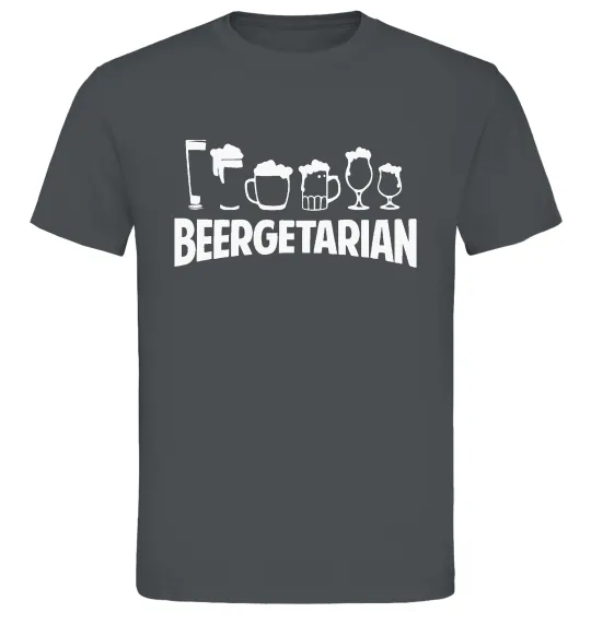 Чоловіча футболка Beergeterian Графіт фото