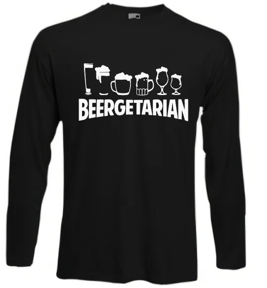 Лонгслив Beergeterian Черный фото