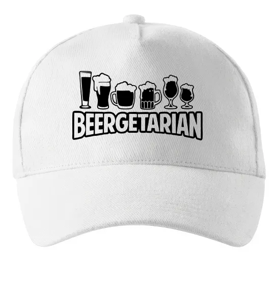 Кепка Beergeterian Білий фото
