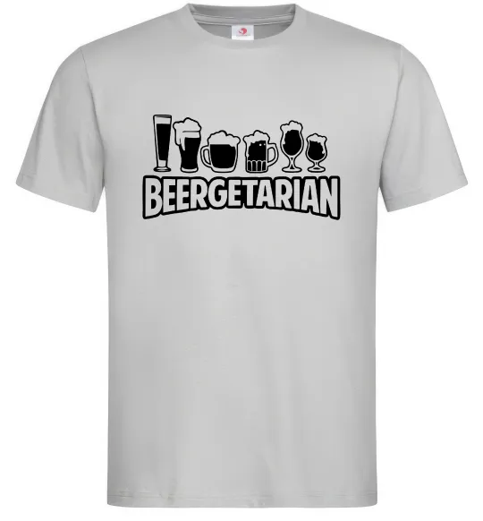 Чоловіча футболка Beergeterian Сірий фото