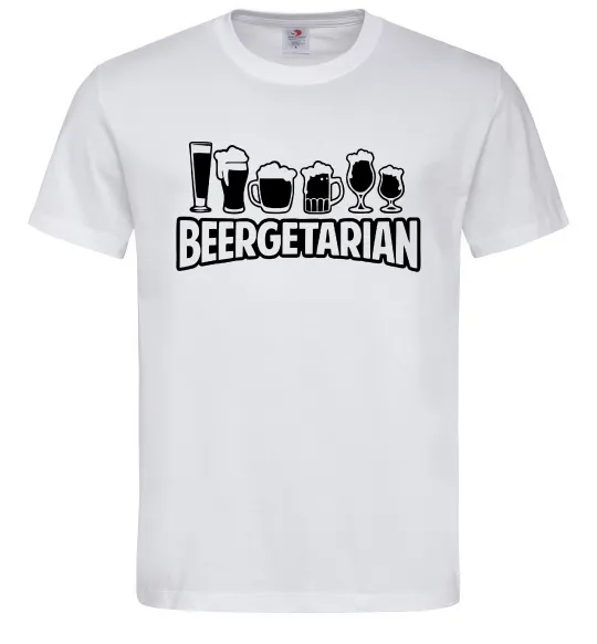Чоловіча футболка Beergeterian Білий фото