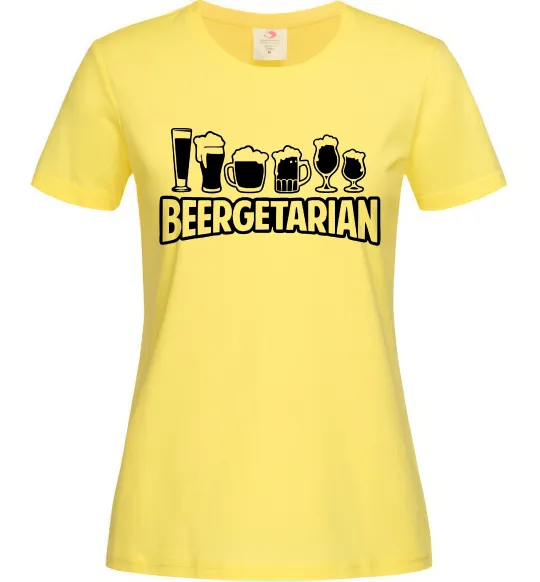 Жіноча футболка Beergeterian Лимонний фото