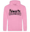 Мужская толстовка (худи) Beergeterian Розовый фото