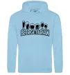 Мужская толстовка (худи) Beergeterian Голубой фото