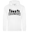 Женская толстовка (худи) Beergeterian Белый фото