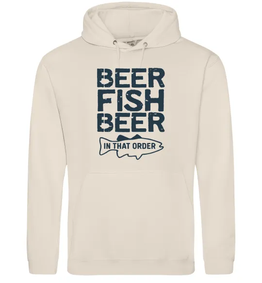 Чоловіча толстовка (худі) Beer fish beer Таш фото