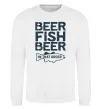 Свитшот Beer fish beer Белый фото