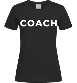 Женская футболка Coach, колір - чорний, розмір - S Женская футболка Coach, колір - чорний, розмір - S