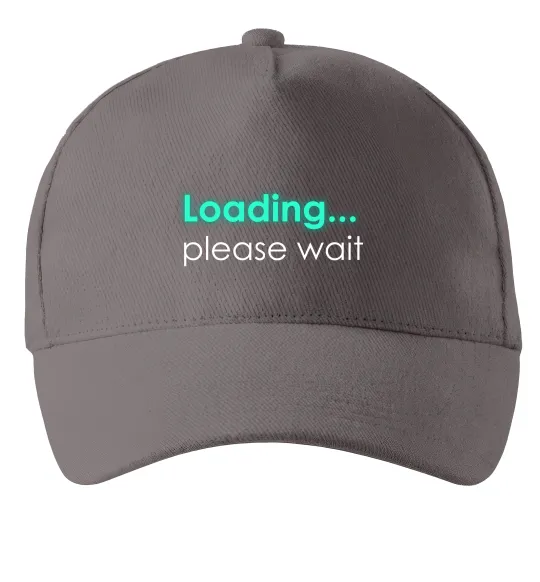 Кепка Loading...please wait Сірий фото
