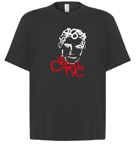 Футболка Оверсайз Василь Стус арт Чорний фото