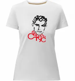 Женская премиум футболка Леся Українка та калина Черный фото Женская премиум футболка Леся Українка та калина Черный фото