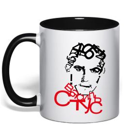 Чашка з кольоровою ручкою Василь Стус арт Чашка з кольоровою ручкою Василь Стус арт