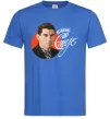 Мужская футболка Стус Василь портрет та підпис Ярко-синий Мужская футболка Стус Василь портрет та підпис Ярко-синий фото